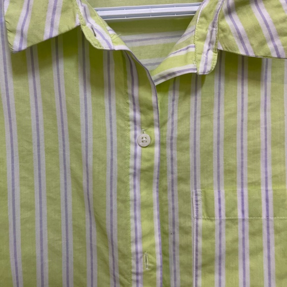 Striped Buttoned Down Shirt - Picture 3 of 4